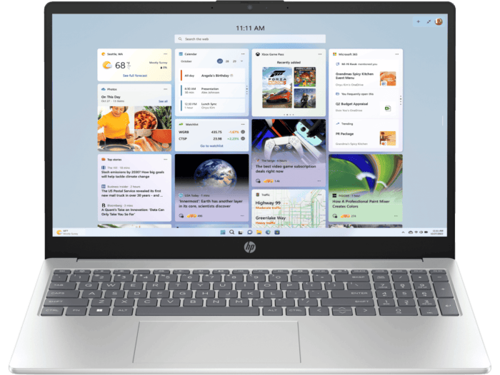 HP 15 — Silver
